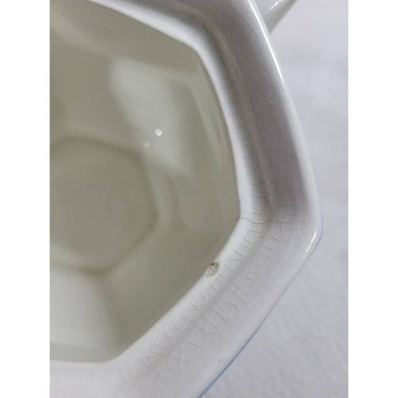 Antique Sterling China Courtship of Miles Standish-Sugar Bowl with Lid- RARE 191 - Picture 8 of 10